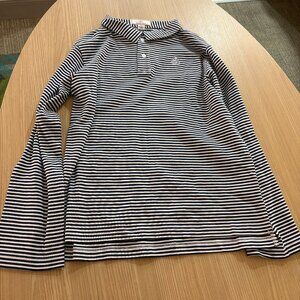 CPC Childrenswear Henry Long Sleeve Polo Shirt 14 Striped Medieval Blue White